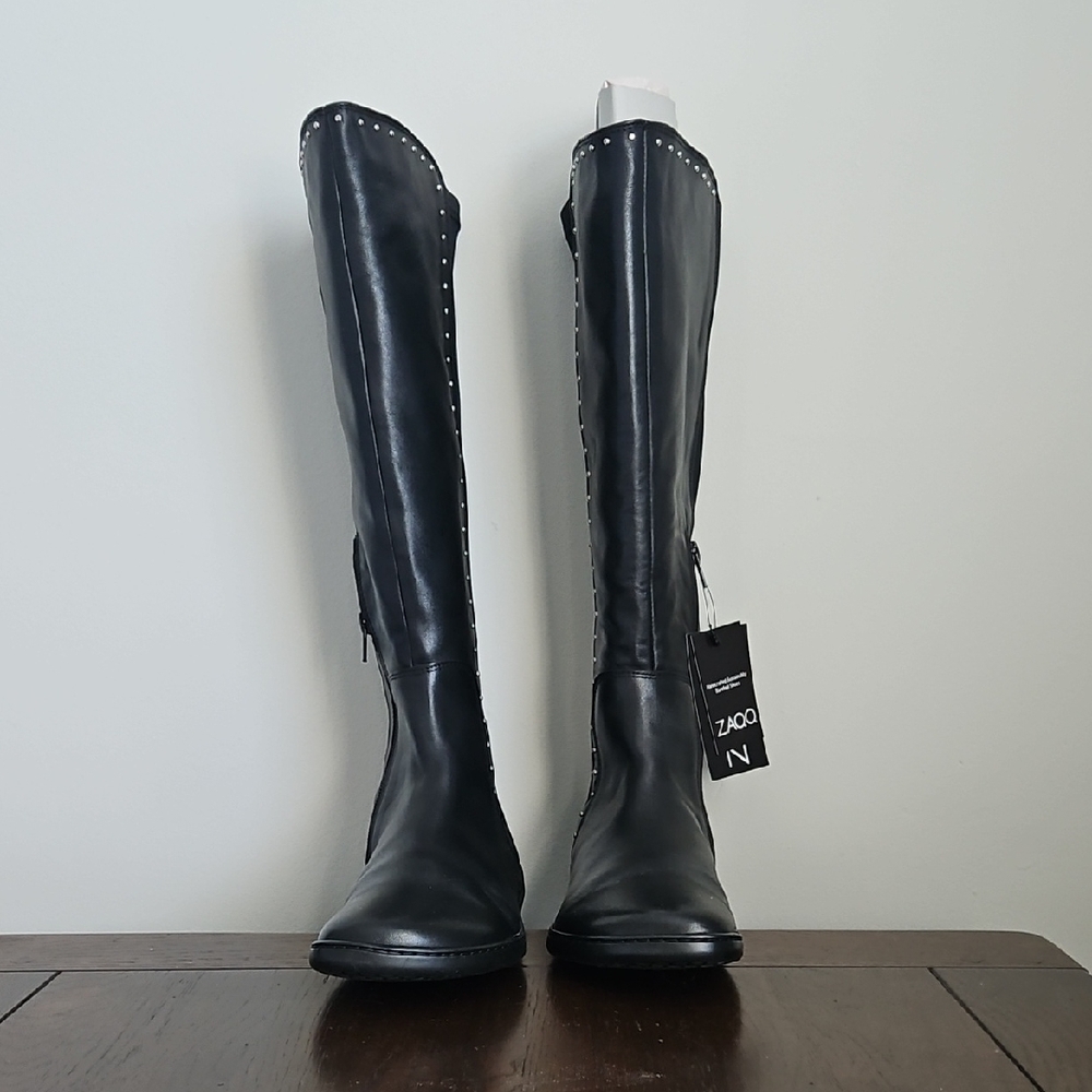 Zaqq Qatch Shine Knee High Boots